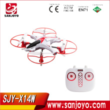 Syma Drone X14W, 2.4G 6-axis Gyro 720P HD wifi Cámara en tiempo real FPV Wifi Control remoto Quadcopter con modo sin cabeza y 360 grados
